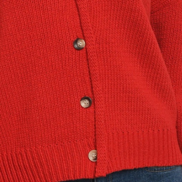NWT Bold Timeless Red Cozy Long Sleeve Sweater - Picture 3 of 6